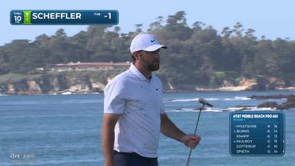 Scottie Scheffler | Round 1 | 10th hole | Shot 4 | 2026 AT&T Pebble Beach