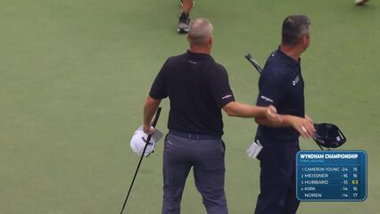 Alex Noren | Round 4 | 18th hole | Shot 3 | 2025 Wyndham