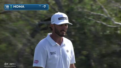 Max Homa | Round 2 | 18th hole | Shot 4 | 2025 The Sentry