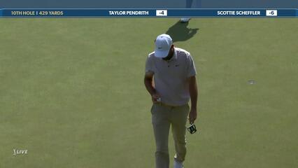Scottie Scheffler | Round 3 | 10th hole | Shot 4 | 2025 THE PLAYERS