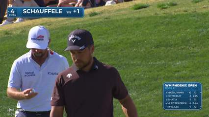 Xander Schauffele | Round 2 | 4th hole | Shot 3 | 2026 WM Phoenix Open