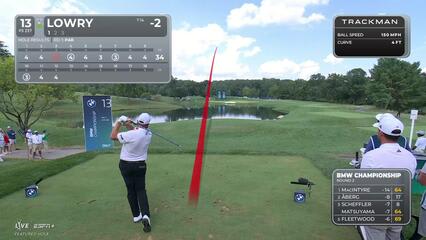 Shane Lowry | Round 2 | 13th hole | Shot 1 | 2025 BMW Championship