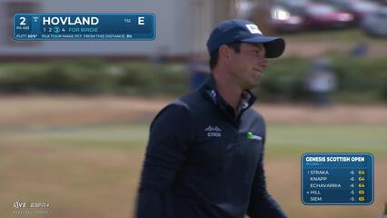 Viktor Hovland | Round 1 | 2nd hole | Shot 3 | 2025 Genesis Scottish Open
