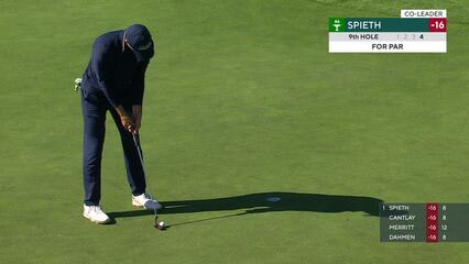 Jordan Spieth | 2022 AT&T Pebble Beach | Round 4 | 9th hole | Shot 4