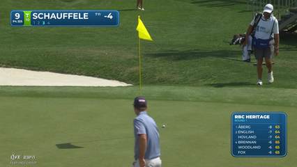 Xander Schauffele | Round 1 | 9th hole | Shot 3 | 2026 RBC Heritage