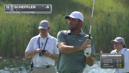 Scottie Scheffler | Round 2 | 12th hole | Shot 2 | 2025 BMW Championship