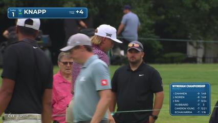 Jake Knapp | Round 2 | 10th hole | Shot 4 | 2025 Wyndham