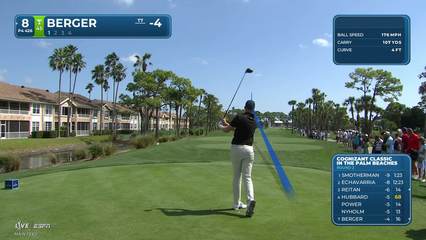 Daniel Berger | Round 2 | 8th hole | Shot 1 | 2026 Cognizant Classic