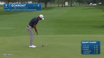 Austin Eckroat | Round 1 | 7th hole | Shot 4 | 2025 Rocket Classic