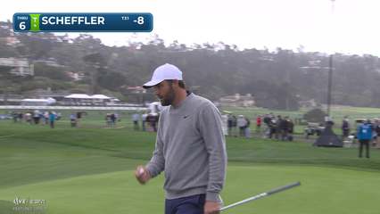 Scottie Scheffler | Round 3 | 6th hole | Shot 5 | 2026 AT&T Pebble Beach