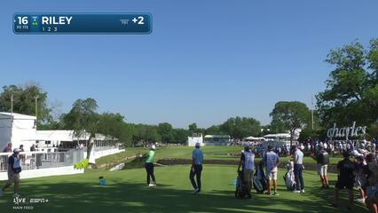 Davis Riley | Round 2 | 16th hole | Shot 1 | 2025 Charles Schwab