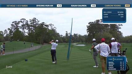 Carson Young | Round 4 | 1st hole | Shot 1 | 2025 THE PLAYERS