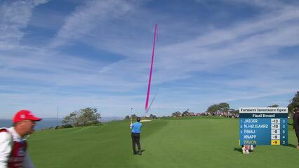 Matthieu Pavon | 2024 Farmers | Round 4 | 4th hole | Shot 2