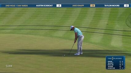 Jake Knapp | Round 2 | 2nd hole | Shot 5 | 2025 THE PLAYERS