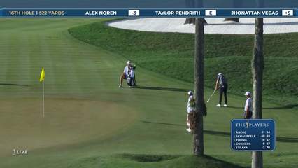 Taylor Pendrith | Round 2 | 16th hole | Shot 3 | 2026 THE PLAYERS