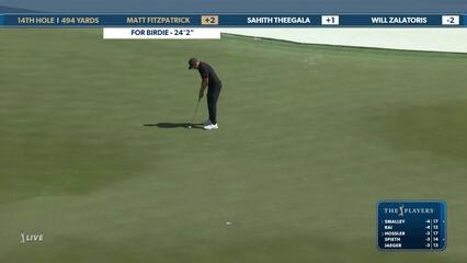 Matt Fitzpatrick | Round 1 | 14th hole | Shot 4 | 2025 THE PLAYERS