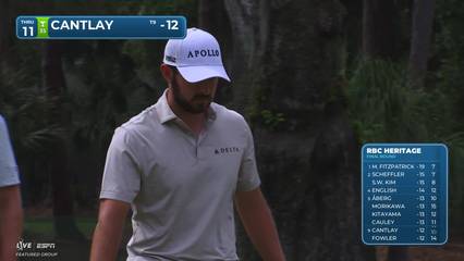 Patrick Cantlay | Round 4 | 11th hole | Shot 4 | 2026 RBC Heritage