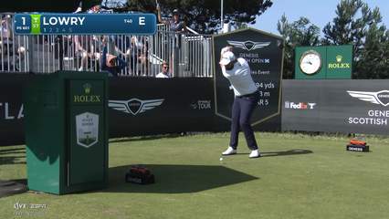 Shane Lowry | Round 1 | 1st hole | Shot 1 | 2026 Genesis Scottish Open