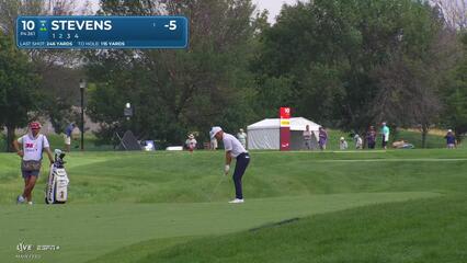 Sam Stevens | Round 1 | 10th hole | Shot 2 | 2025 3M Open