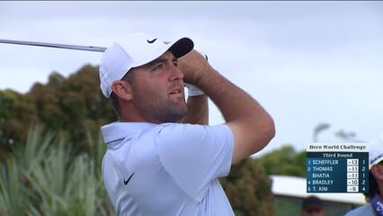 Scottie Scheffler | Round 3 | 2nd hole | Shot 1 | 2024 Hero World Challenge