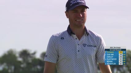 Justin Thomas | Round 2 | 18th hole | Shot 4 | 2025 RBC Heritage