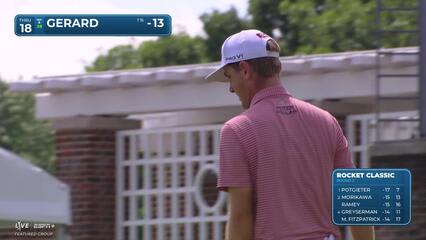 Ryan Gerard | Round 3 | 18th hole | Shot 4 | 2025 Rocket Classic
