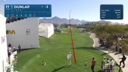 Nick Dunlap | Round 1 | 17th hole | Shot 1 | 2025 WM Phoenix Open