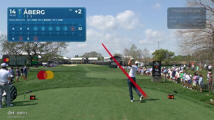 Ludvig Åberg | Round 4 | 14th hole | Shot 1 | 2025 Arnold Palmer Invitational