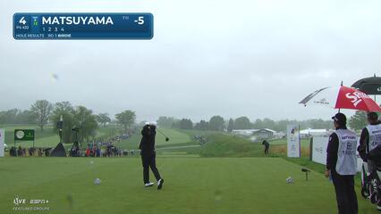 Hideki Matsuyama | Round 2 | 4th hole | Shot 1 | 2025 Truist Championship