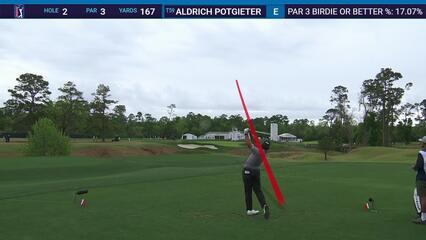 Aldrich Potgieter | Round 1 | 2nd hole | Shot 1 | 2025 Houston Open