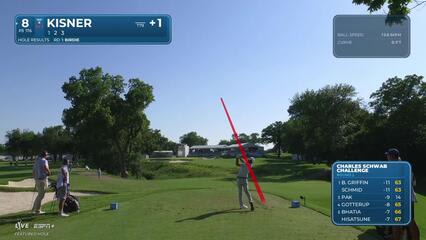 Kevin Kisner | Round 2 | 8th hole | Shot 1 | 2025 Charles Schwab