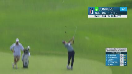 Corey Conners | Round 1 | 17th hole | Shot 2 | 2025 the Memorial