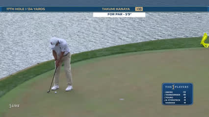 Takumi Kanaya | Round 4 | 17th hole | Shot 3 | 2026 THE PLAYERS