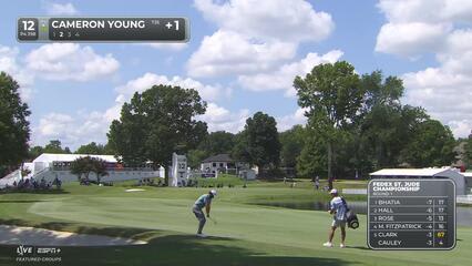 Cameron Young | Round 1 | 12th hole | Shot 2 | 2025 FedEx St. Jude