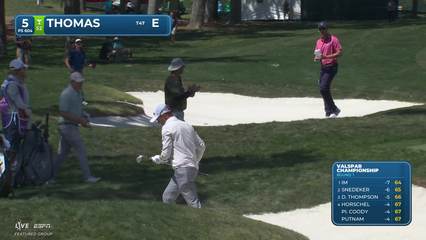 Justin Thomas | Round 1 | 5th hole | Shot 3 | 2026 Valspar