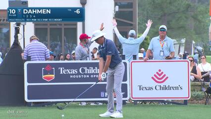 Joel Dahmen | Round 4 | 10th hole | Shot 1 | 2025 Houston Open