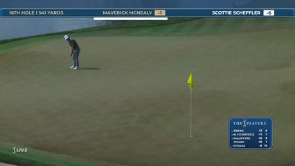 Maverick McNealy | Round 4 | 16th hole | Shot 4 | 2026 THE PLAYERS