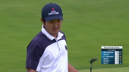 Takumi Kanaya | Round 1 | 18th hole | Shot 4 | 2025 Baycurrent