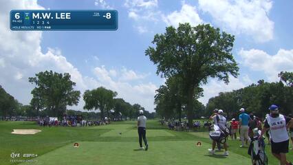 Min Woo Lee | Round 2 | 6th hole | Shot 1 | 2025 Rocket Classic