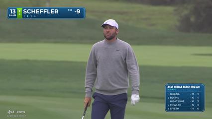 Scottie Scheffler | Round 3 | 13th hole | Shot 2 | 2026 AT&T Pebble Beach
