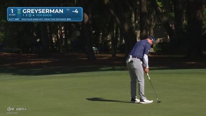 Max Greyserman | Round 2 | 1st hole | Shot 3 | 2025 RBC Heritage