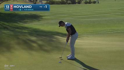 Viktor Hovland | Round 2 | 13th hole | Shot 4 | 2026 WM Phoenix Open