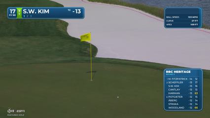 Si Woo Kim | Round 3 | 17th hole | Shot 1 | 2026 RBC Heritage