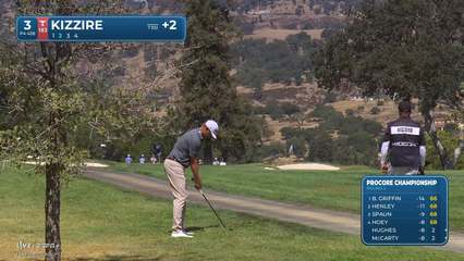 Patton Kizzire | Round 2 | 3rd hole | Shot 2 | 2025 Procore