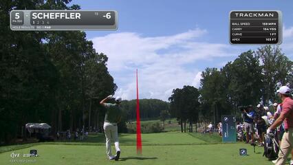 Scottie Scheffler | Round 2 | 5th hole | Shot 1 | 2025 BMW Championship