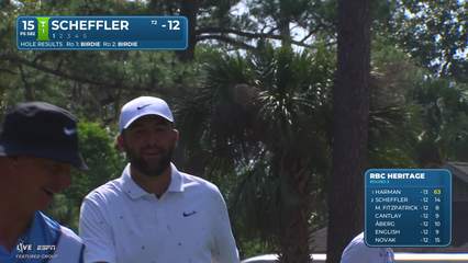 Scottie Scheffler | Round 3 | 15th hole | Shot 1 | 2026 RBC Heritage