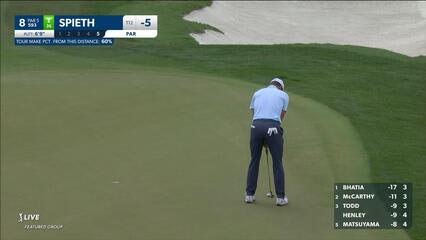 Jordan Spieth | 2024 Valero | Round 4 | 8th hole | Shot 5