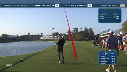Justin Thomas | Round 2 | 18th hole | Shot 1 | 2026 THE PLAYERS