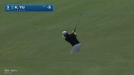 Kevin Yu | Round 3 | 3rd hole | Shot 3 | 2025 Houston Open