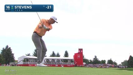 Sam Stevens | Round 4 | 16th hole | Shot 2 | 2025 3M Open